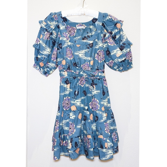 EUC Ulla Johnson Naomi Dress in River - Picture 15 of 15